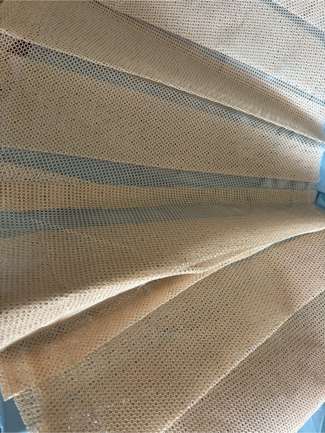 Pleated Mesh Fabric Skirt( cancan )