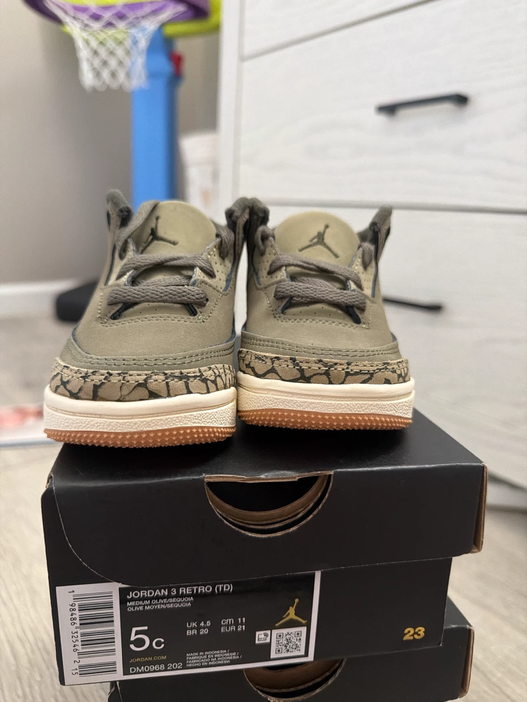 Jordan 3 Retro (TD) Toddler Shoes