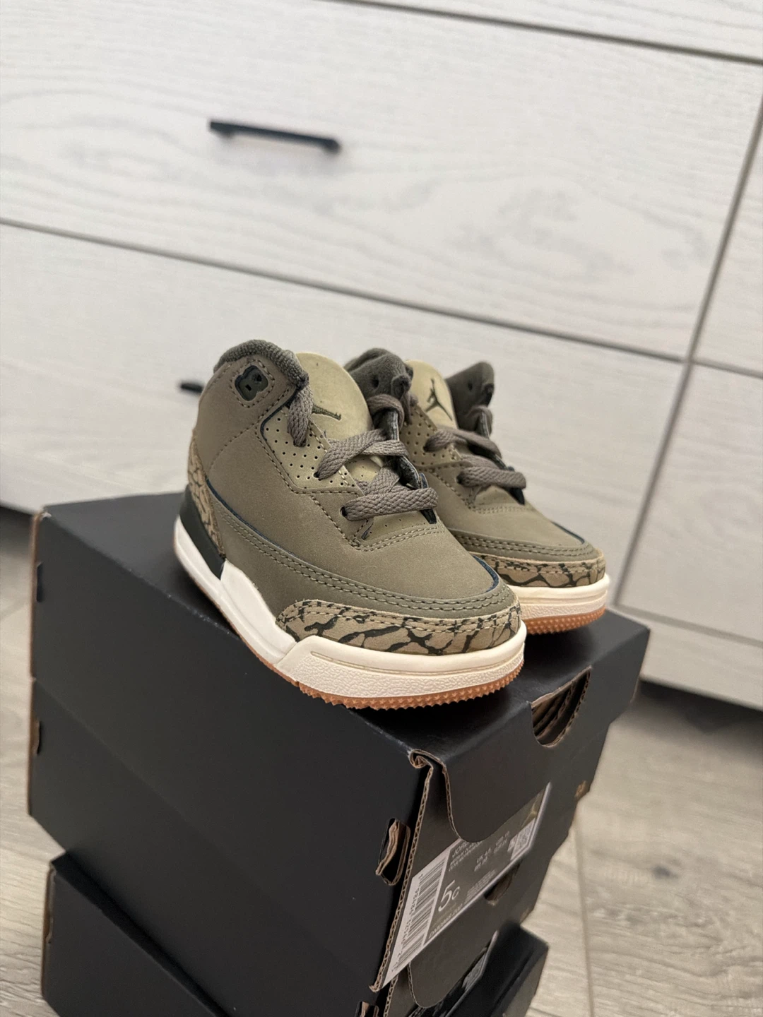 Jordan 3 Retro (TD) Toddler Shoes - photo 2