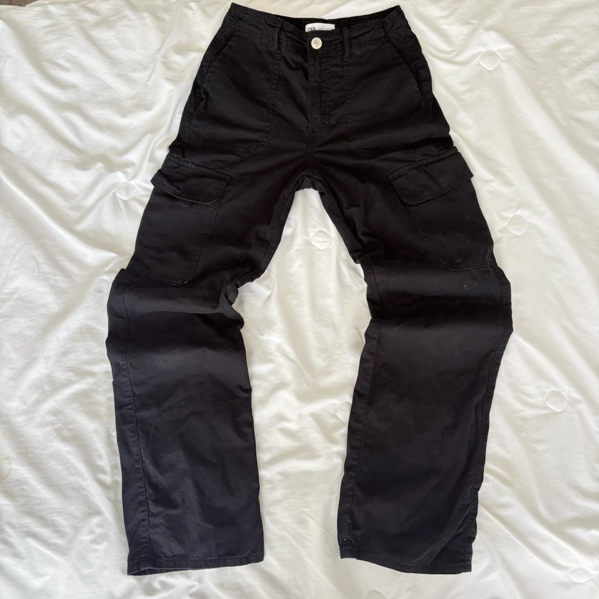 ZARA Black Cargo Pants