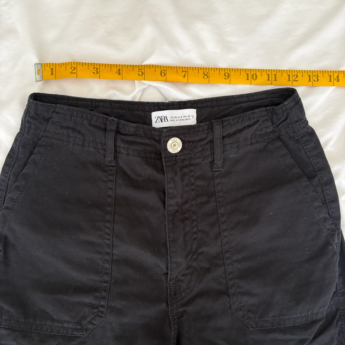 ZARA Black Cargo Pants - photo 3