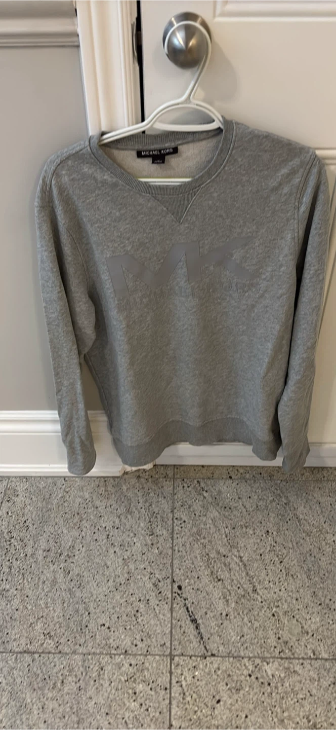 Michael Kors Grey MK Logo Sweatshirt