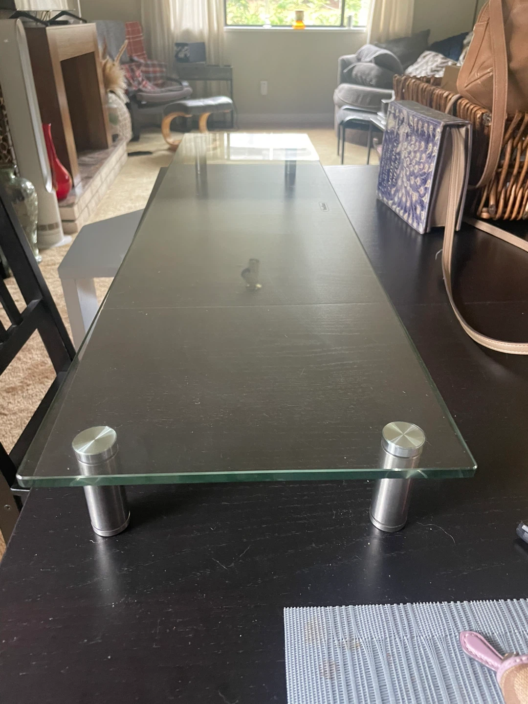 VonHaus Glass Monitor Stand