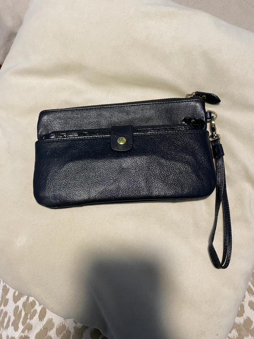 Lodis Olivia Leather Wristlet & Card Stacker Wallet - Black - photo 3