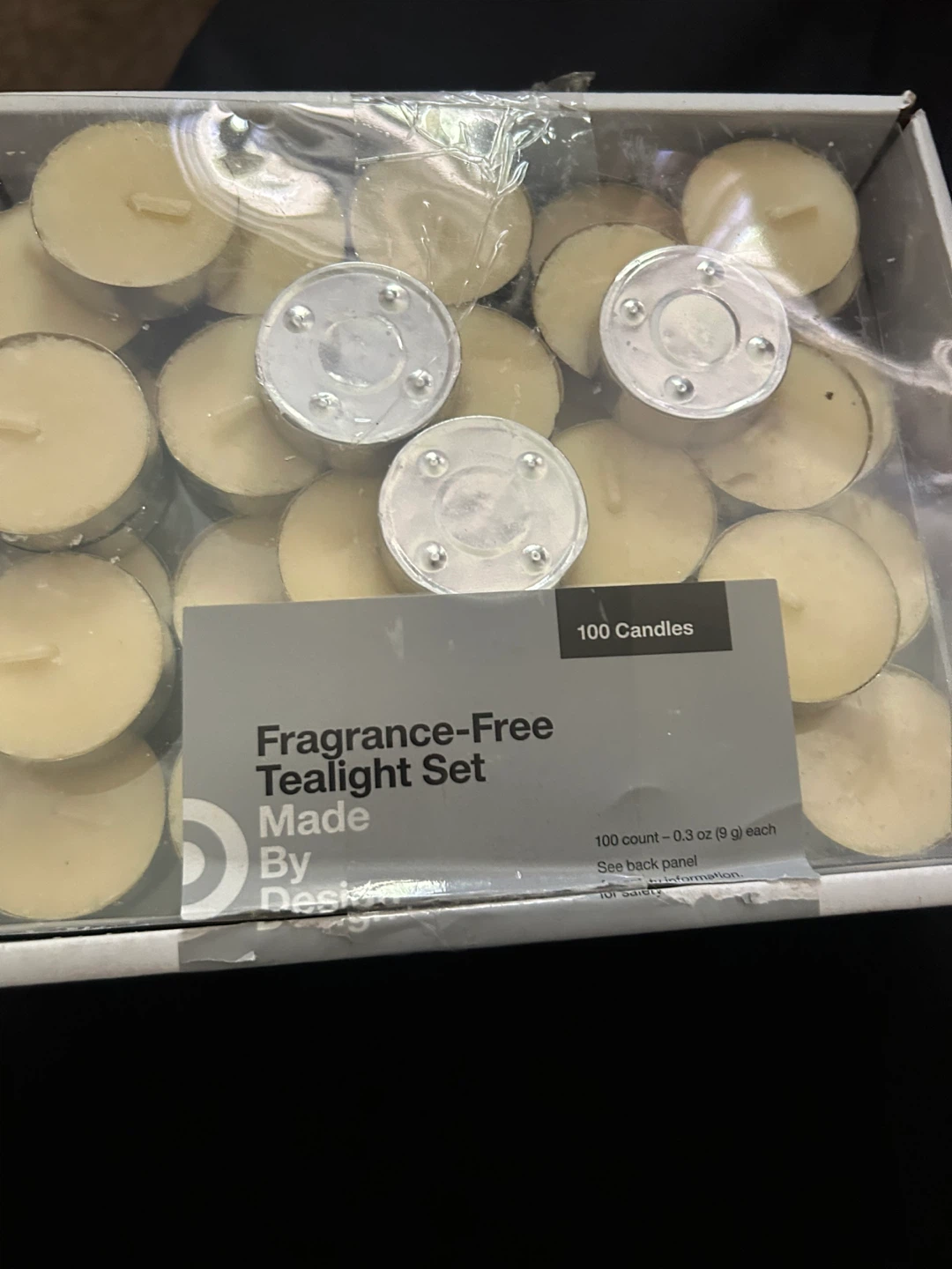 Made By Design Fragrance-Free Tealight Candles (100 Count)