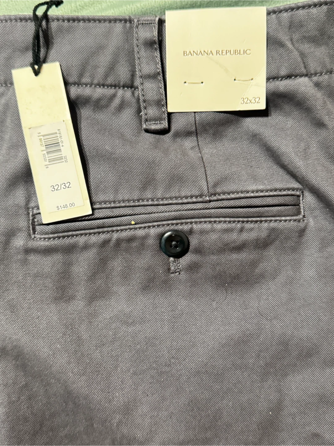 Banana Republic Grey Trousers 32x32 - photo 2