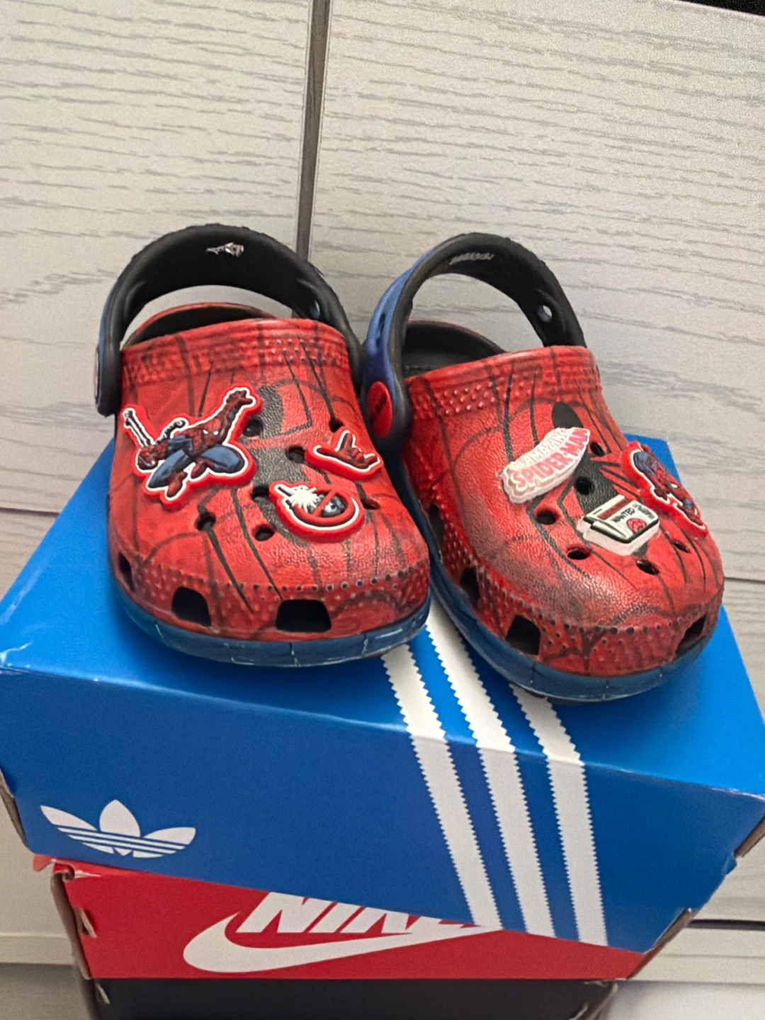 Kids Spider-Man Crocs Clogs