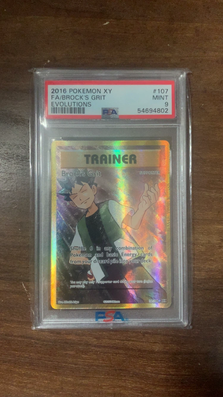 2016 Brock's Grit Trainer Card (PSA 9 Mint)