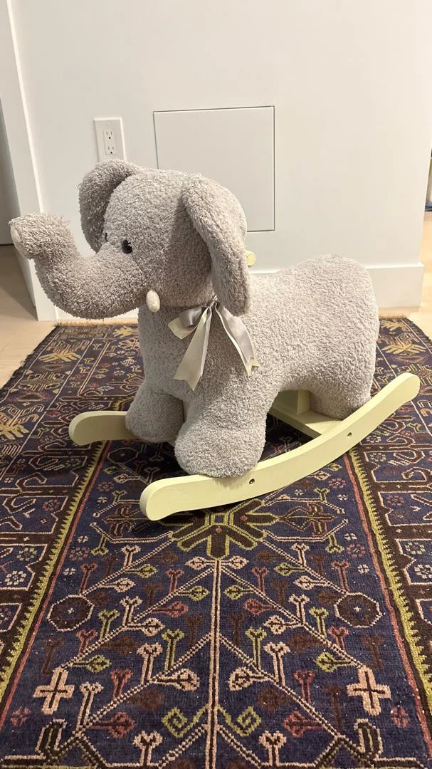Plush Elephant Rocker