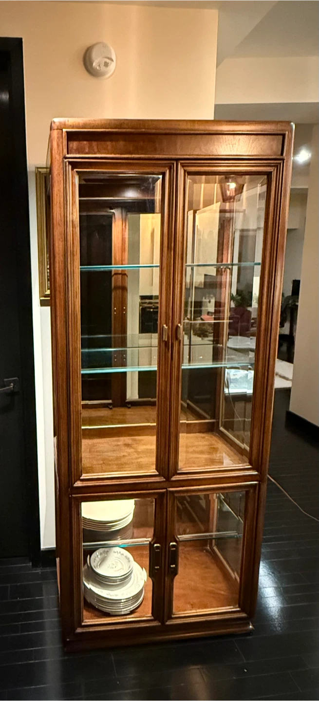 Wooden Glass Display Cabinet - photo 2