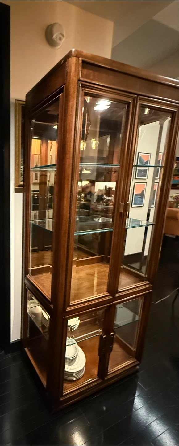 Wooden Glass Display Cabinet - photo 3