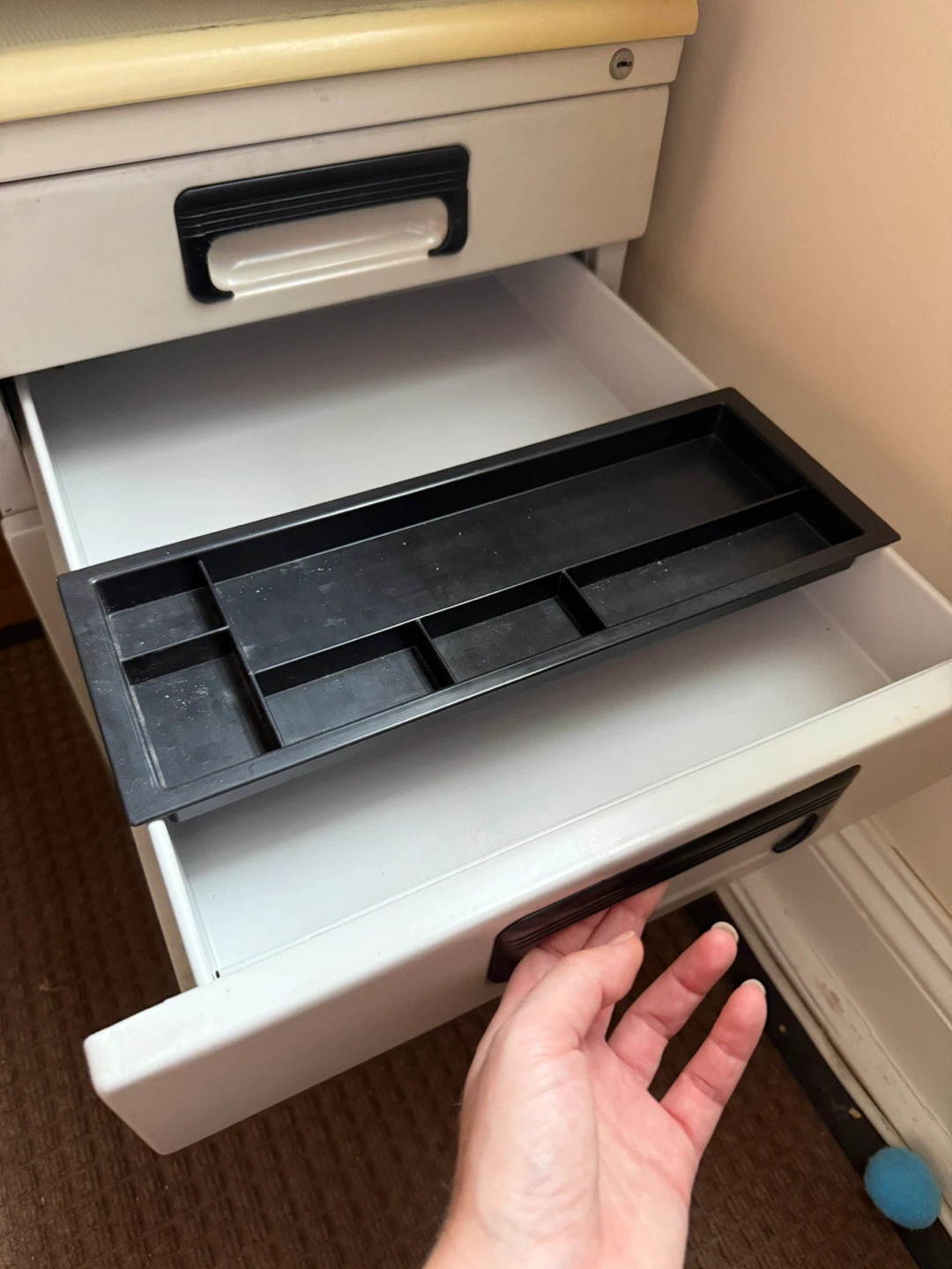 3-Drawer Metal File Cabinet - photo 3