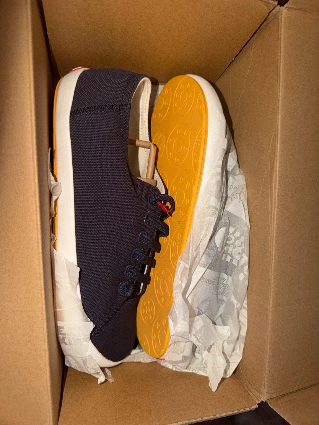 Camper Navy Canvas Shoes - photo 2
