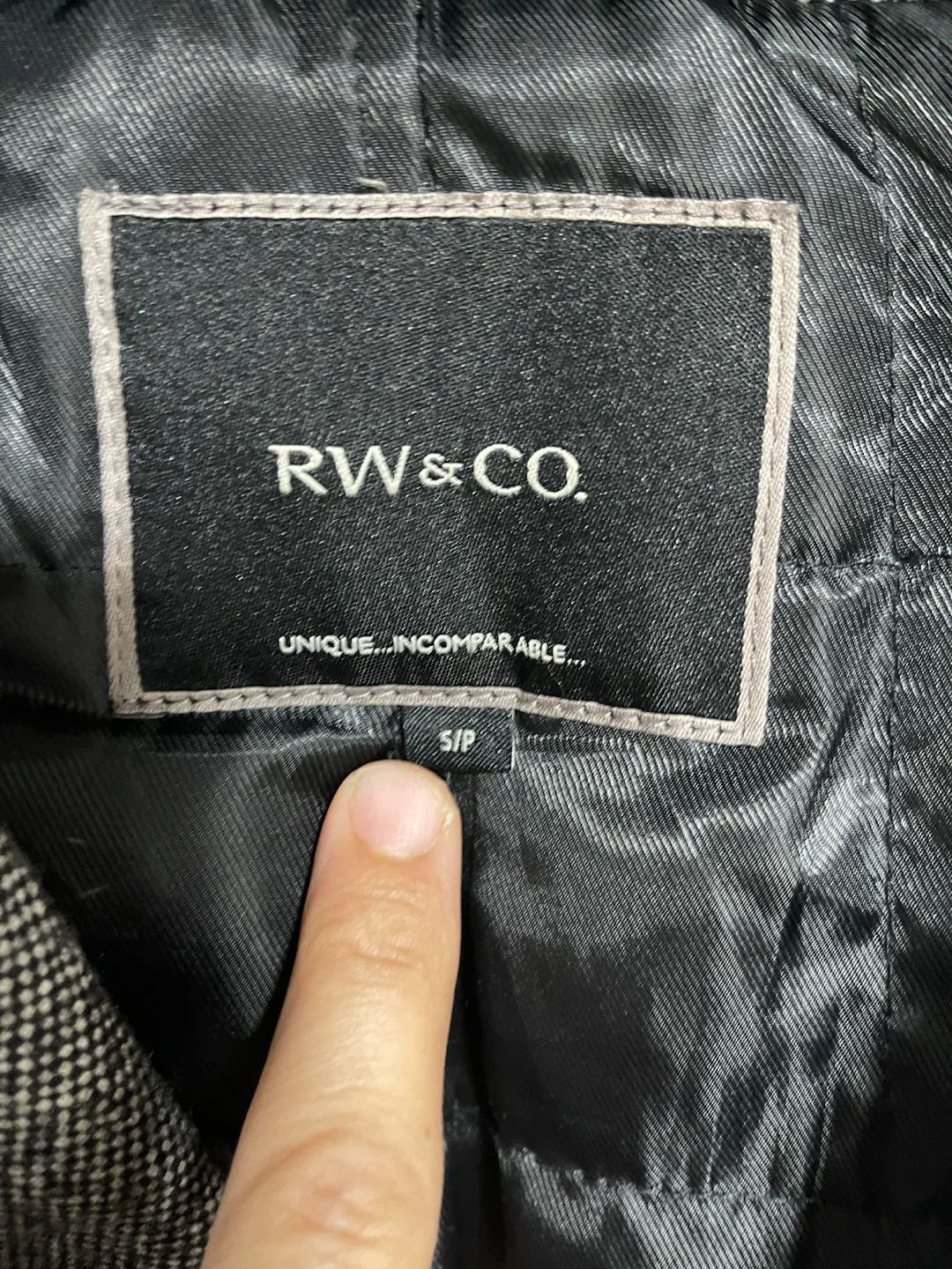 RW & CO. Grey Herringbone Blazer - photo 2