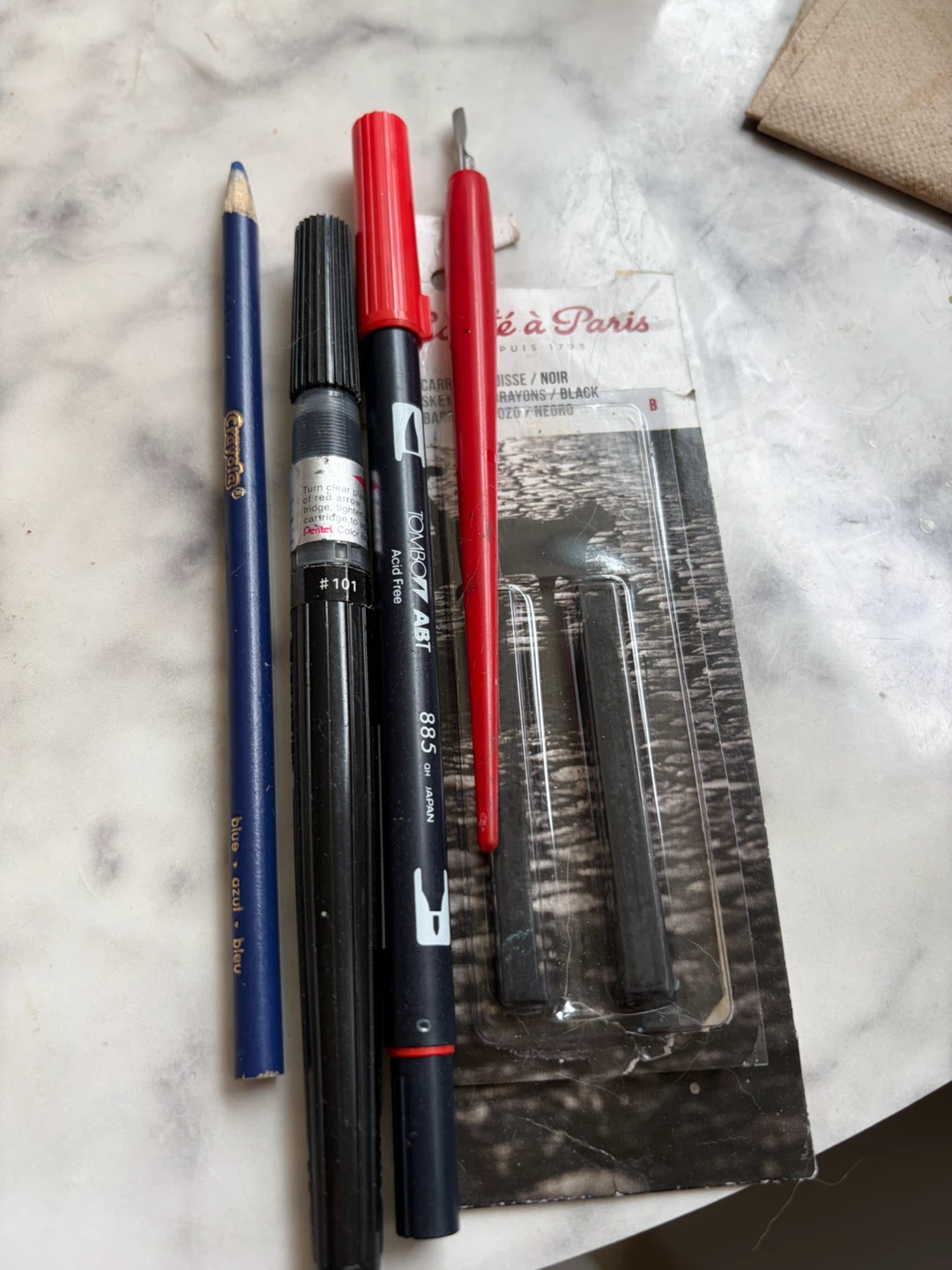 Tombow ABT Brush Pen & Art Supplies Lot