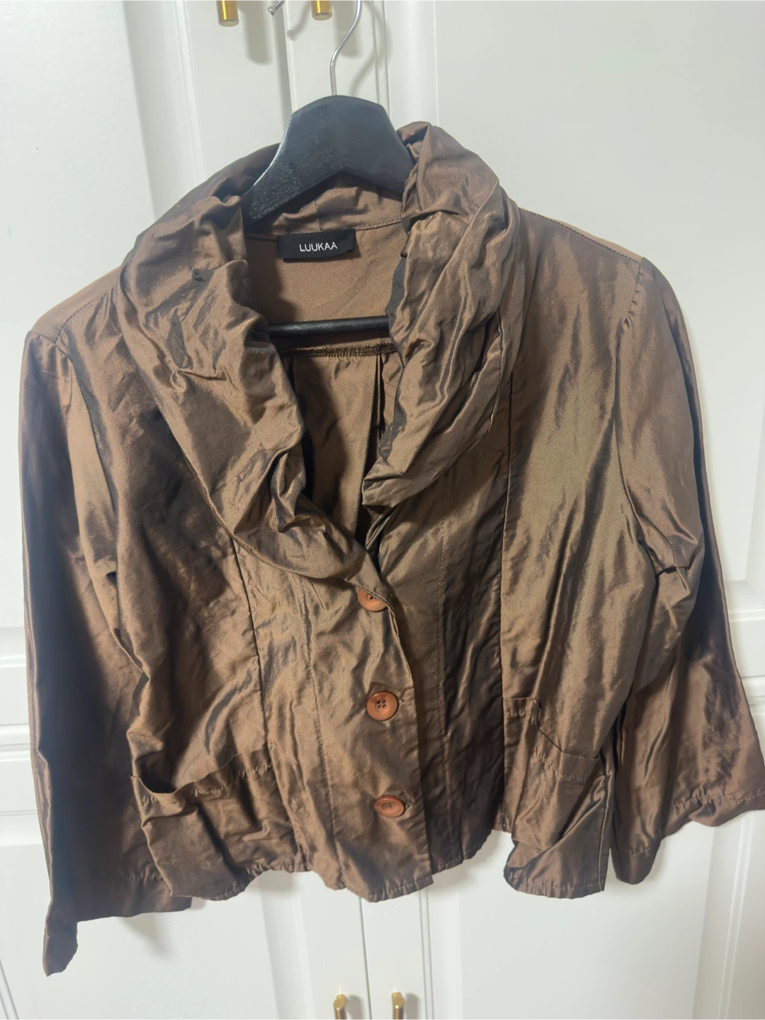 Designer LUUKAA Brown Jacket