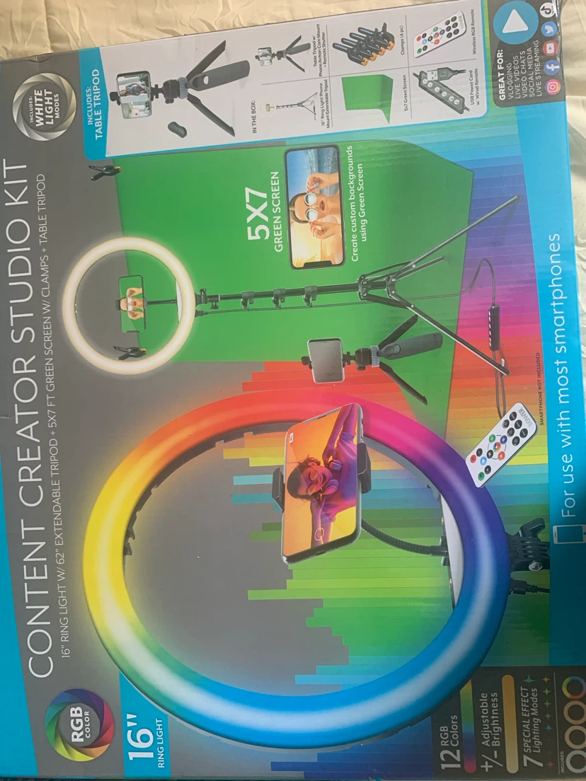Content Creator Studio Kit 16" Ring Light