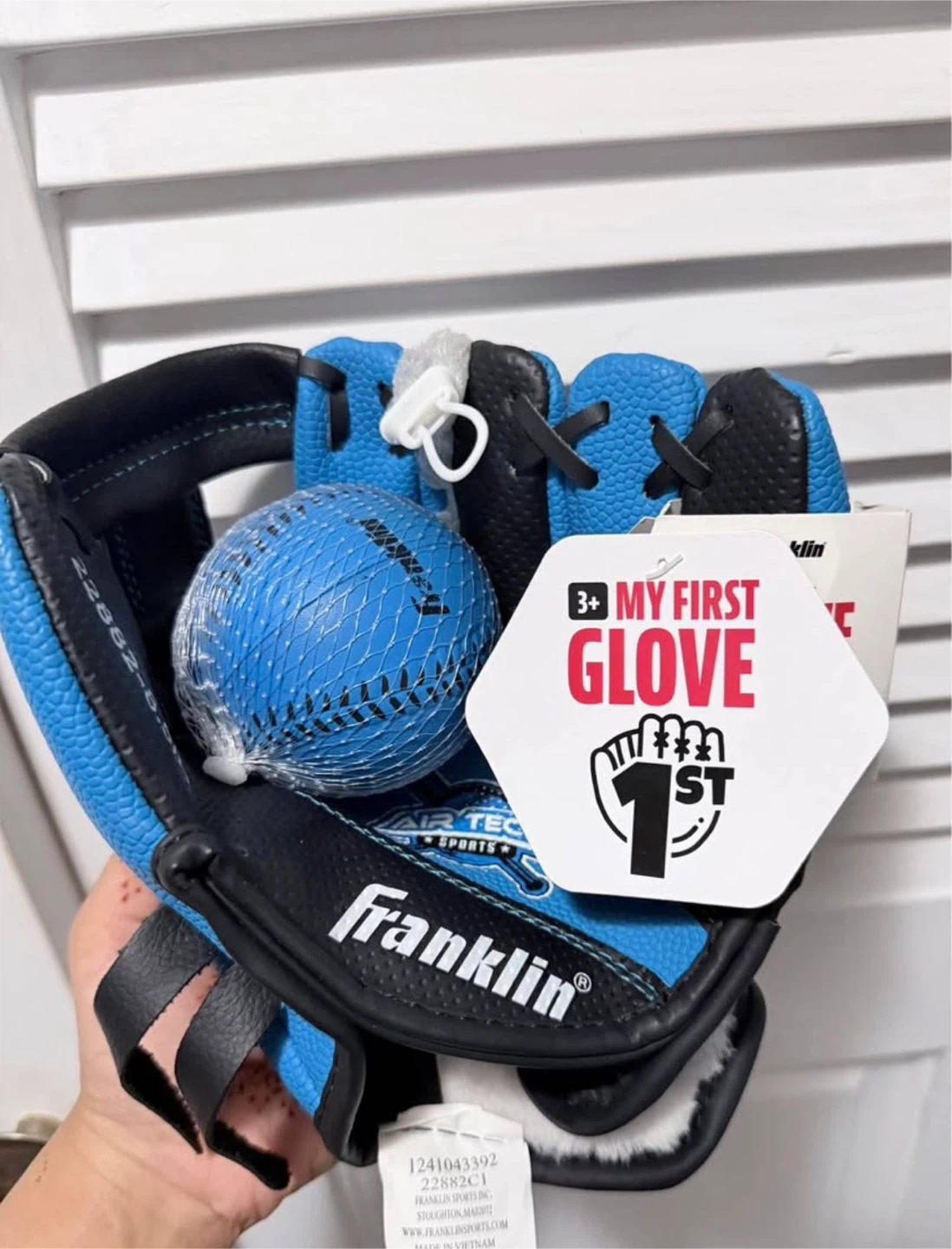 Franklin Sports My First Glove Youth Baseball Glove Set