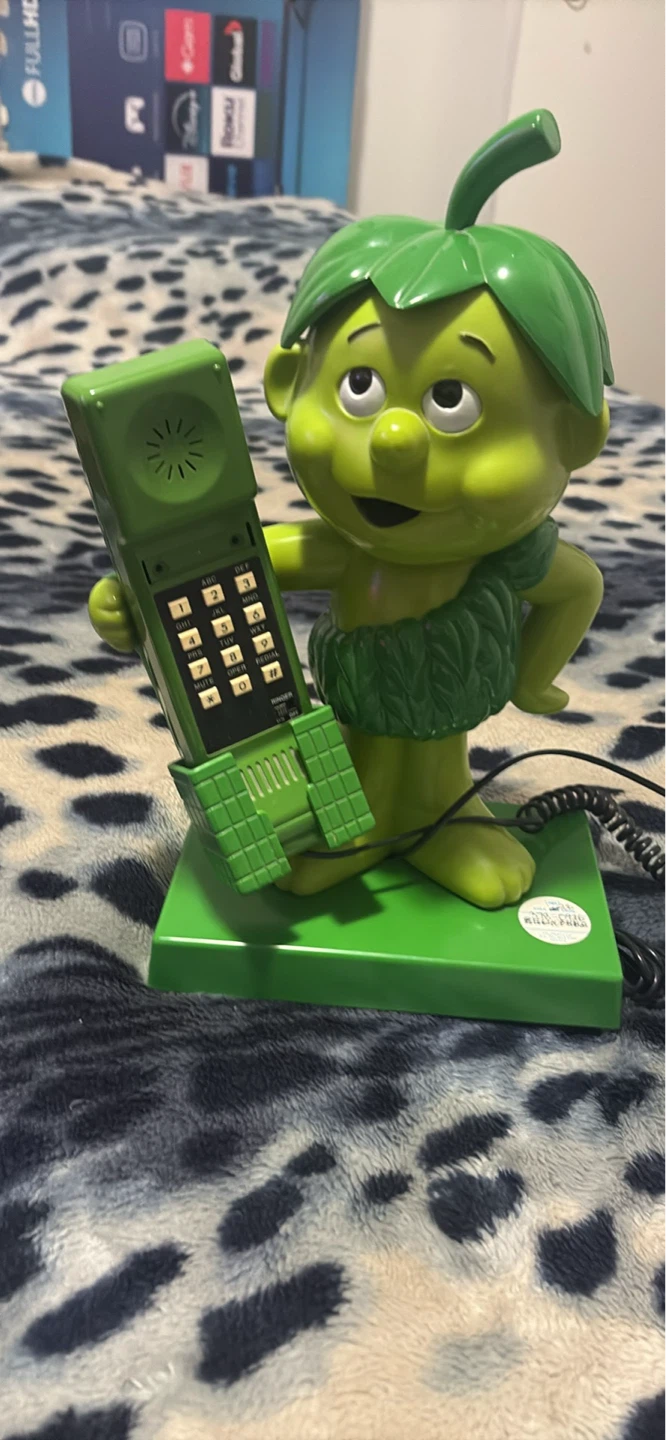 Green Character Novelty Landline Phone