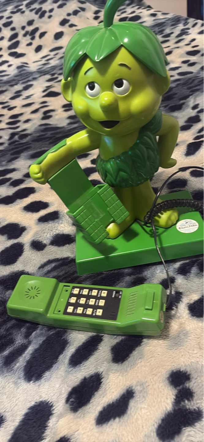 Green Character Novelty Landline Phone - photo 3