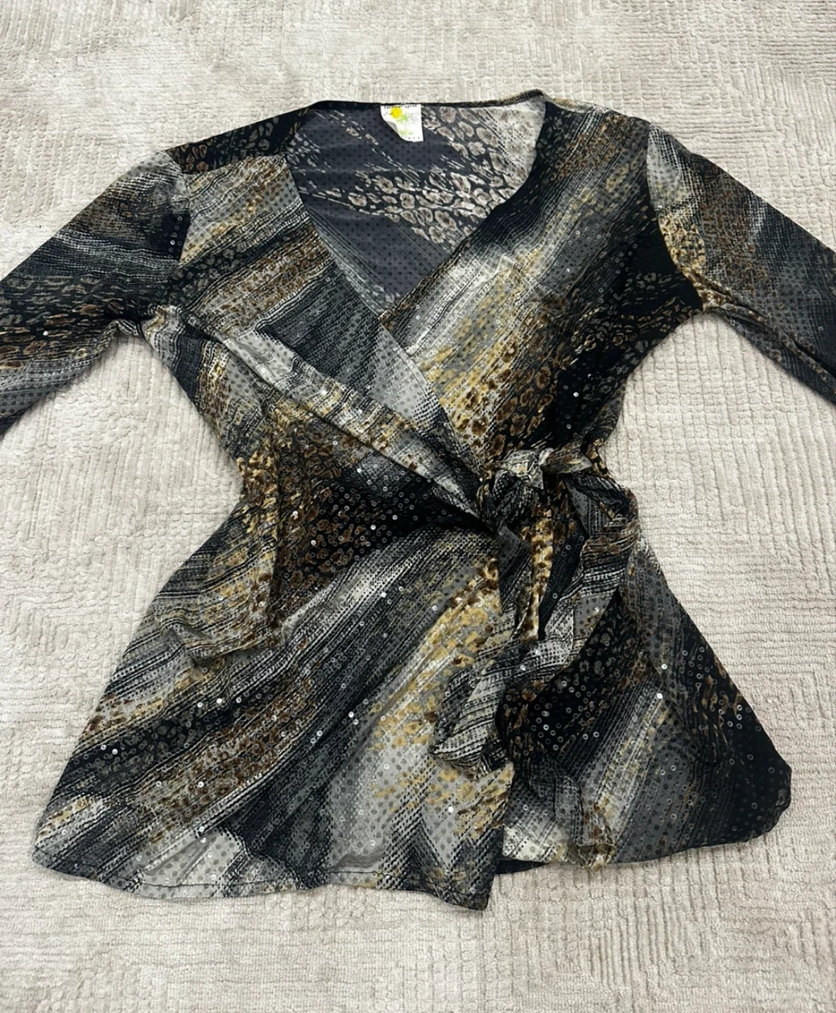 Vintage Women's Wrap Top