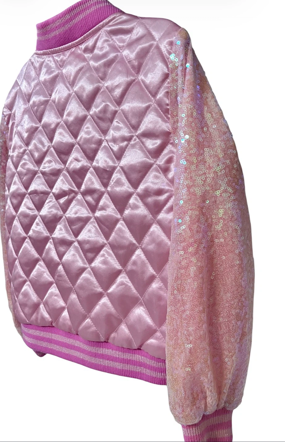 Disney Store Girls Princess Pink Sequin Jacket – Size 5/6 - photo 5