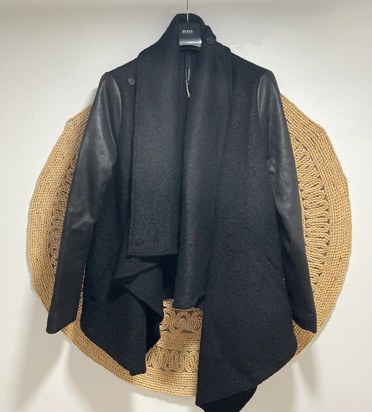 Unplugged Museum Asymmetrical Wool Blend Jacket
