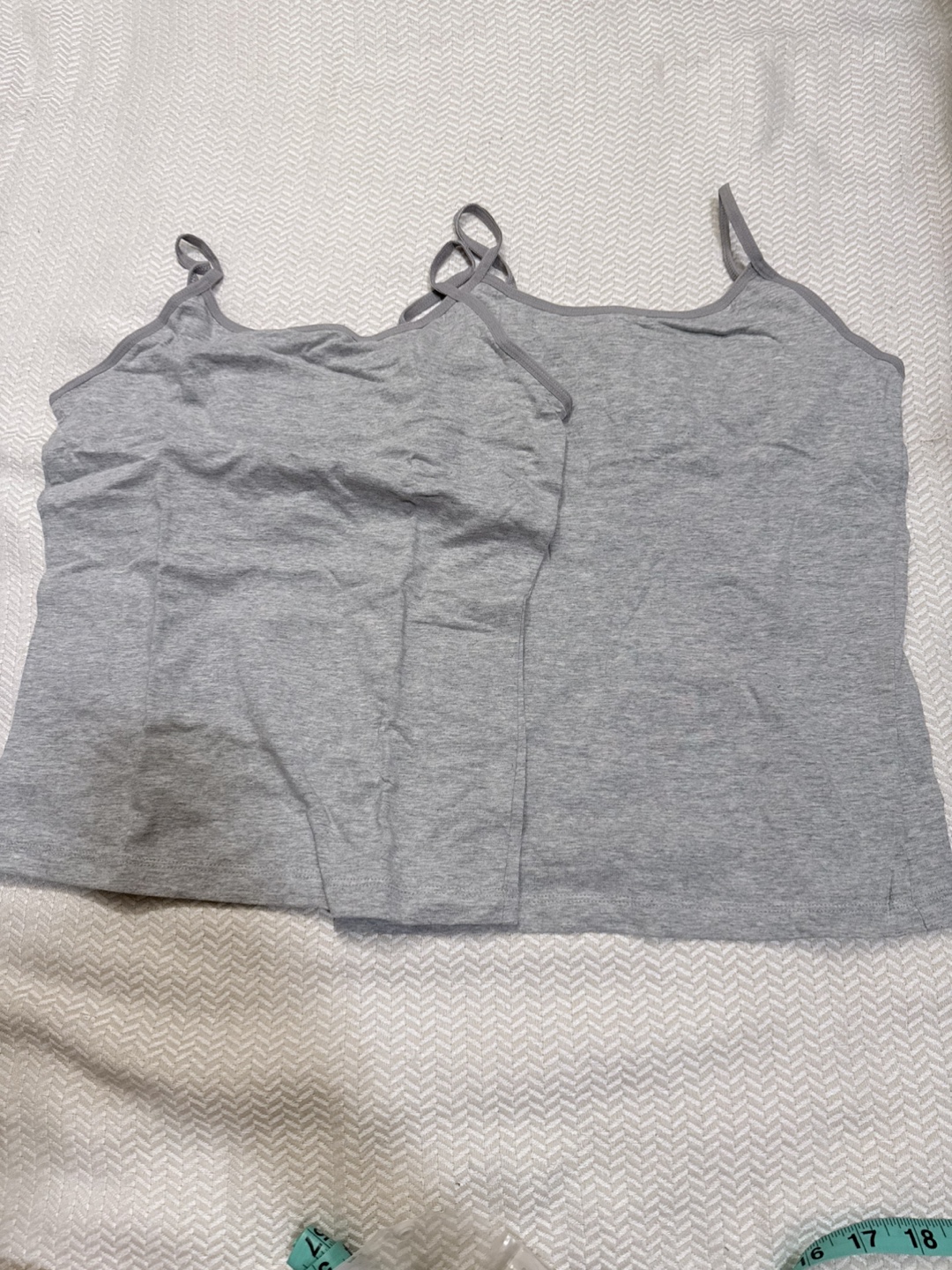 Gap Kids 2 Pack Grey Cotton Camisoles Size M