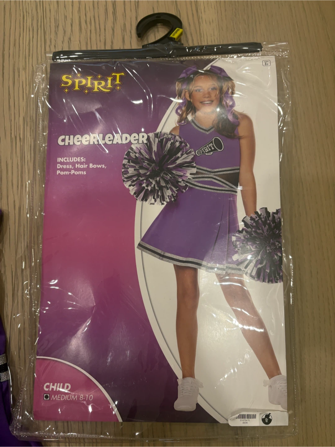 Spirit Halloween Cheerleader Costume Set , medium 8-10 - photo 4