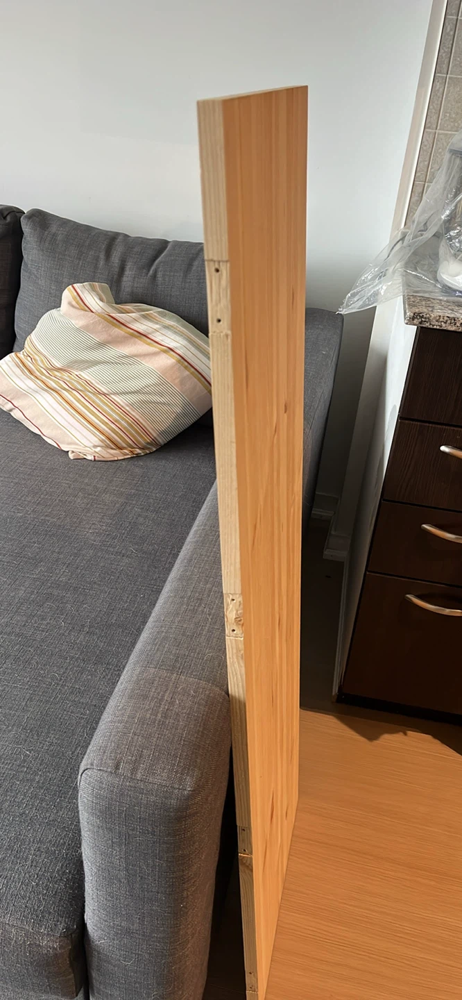 Wooden shelf panel 118x40cm - photo 2