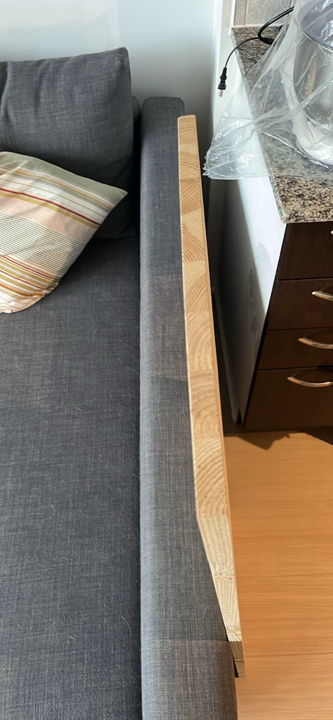 Wooden shelf panel 118x40cm - photo 3