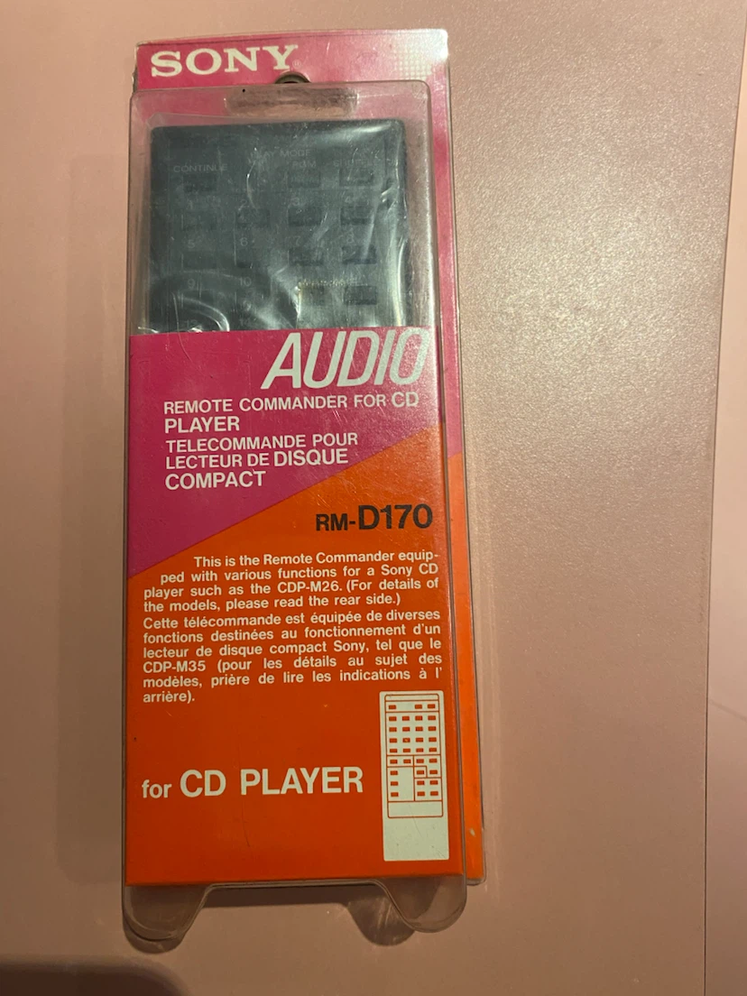 Sony RM-D170 Remote Commander for CD Player