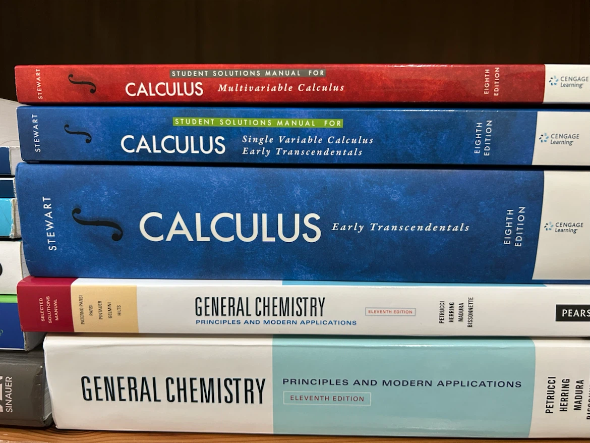 University Textbooks - Calculus, Chemistry, Biology & More