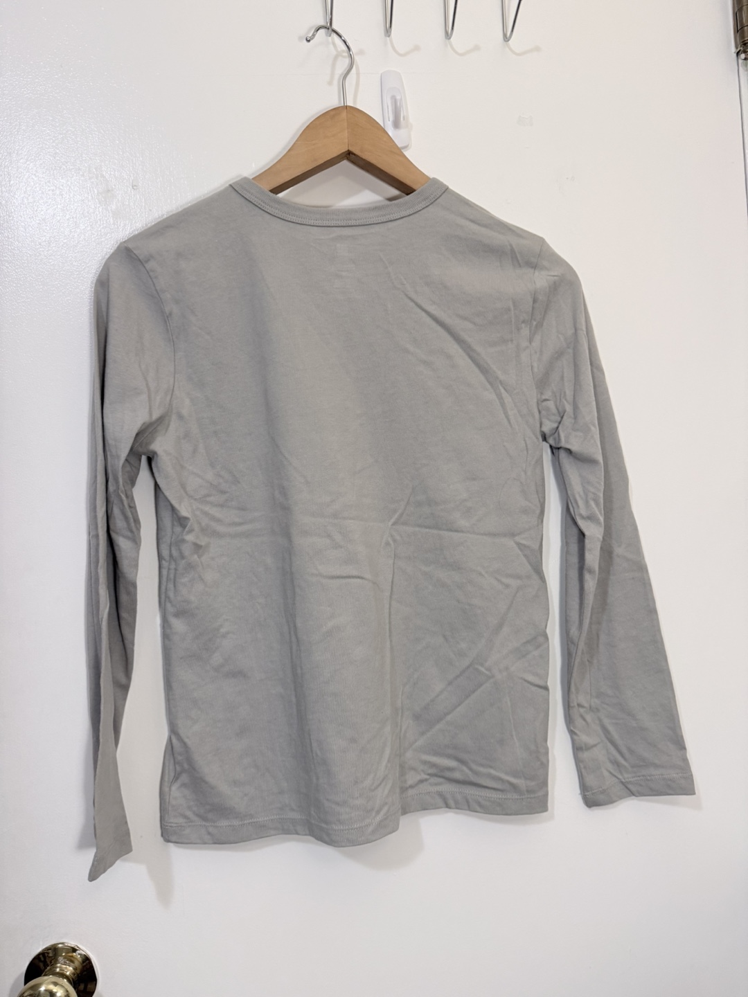New WOT Gap Kids Grey Dinosaur Graphic Long Sleeve T-Shirt LG - photo 2