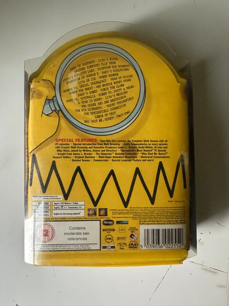 The Simpsons Complete Sixth Season DVD Collector's Edition - photo 2
