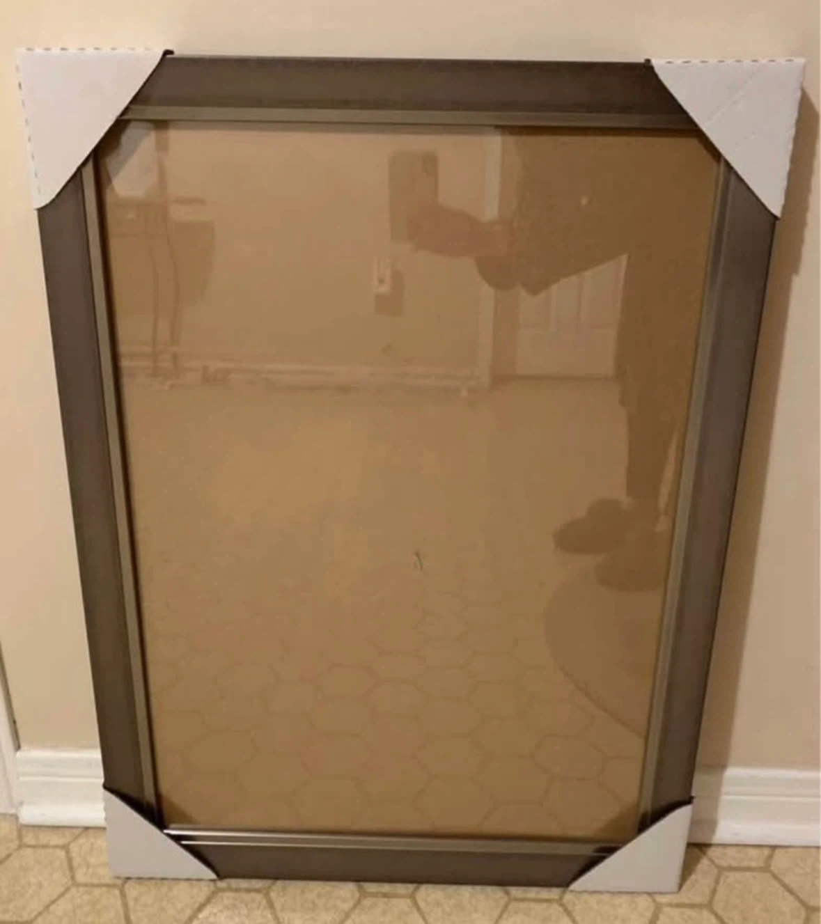 MOVING! NEED PICKED UP! New solid wood thick pewter frame