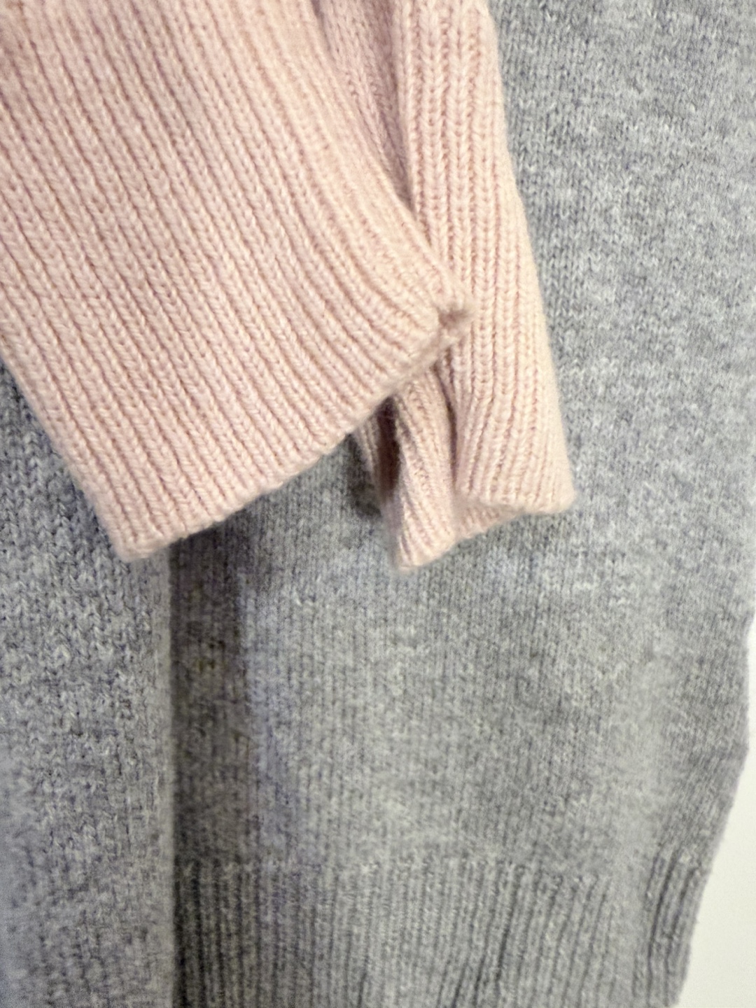 GapKids Grey and Pink Knit Dress Size M (8) - photo 5