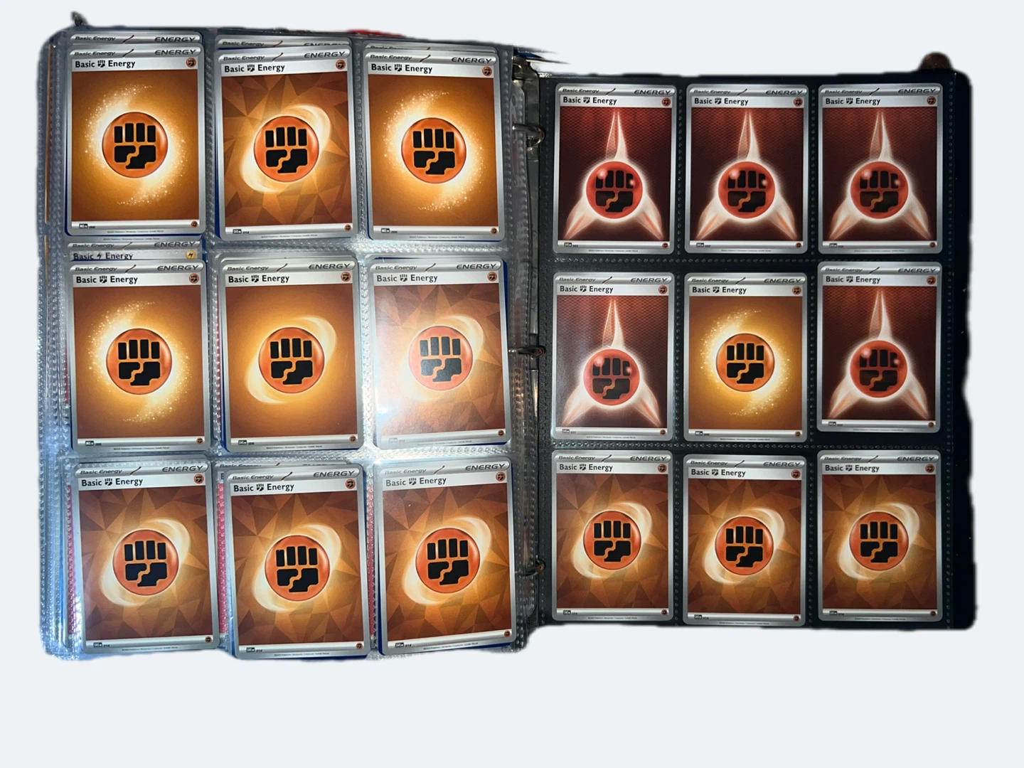 Pokemon Basic Energy Cards (Fire, Grass, Lightning, Fighting) - photo 2
