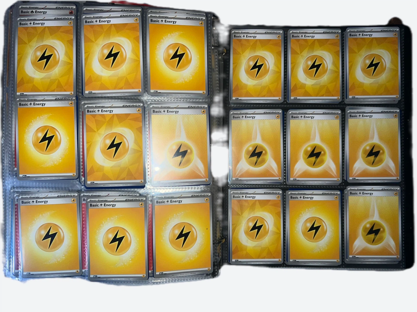 Pokemon Basic Energy Cards (Fire, Grass, Lightning, Fighting) - photo 3