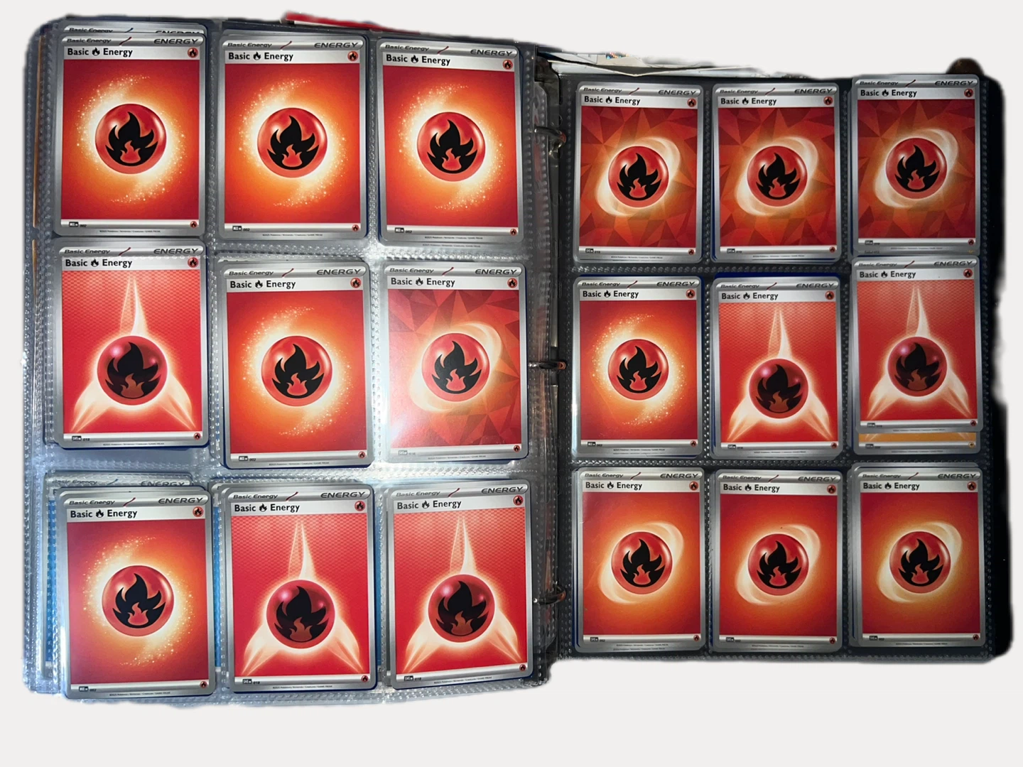 Pokemon Basic Energy Cards (Fire, Grass, Lightning, Fighting) - photo 4