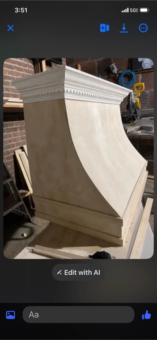 Free custom range hood cover