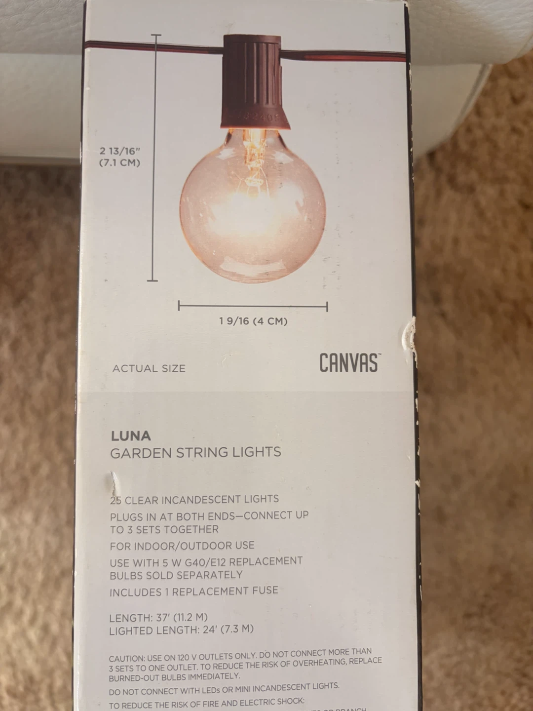 Canvas Luna Garden String Lights - photo 2