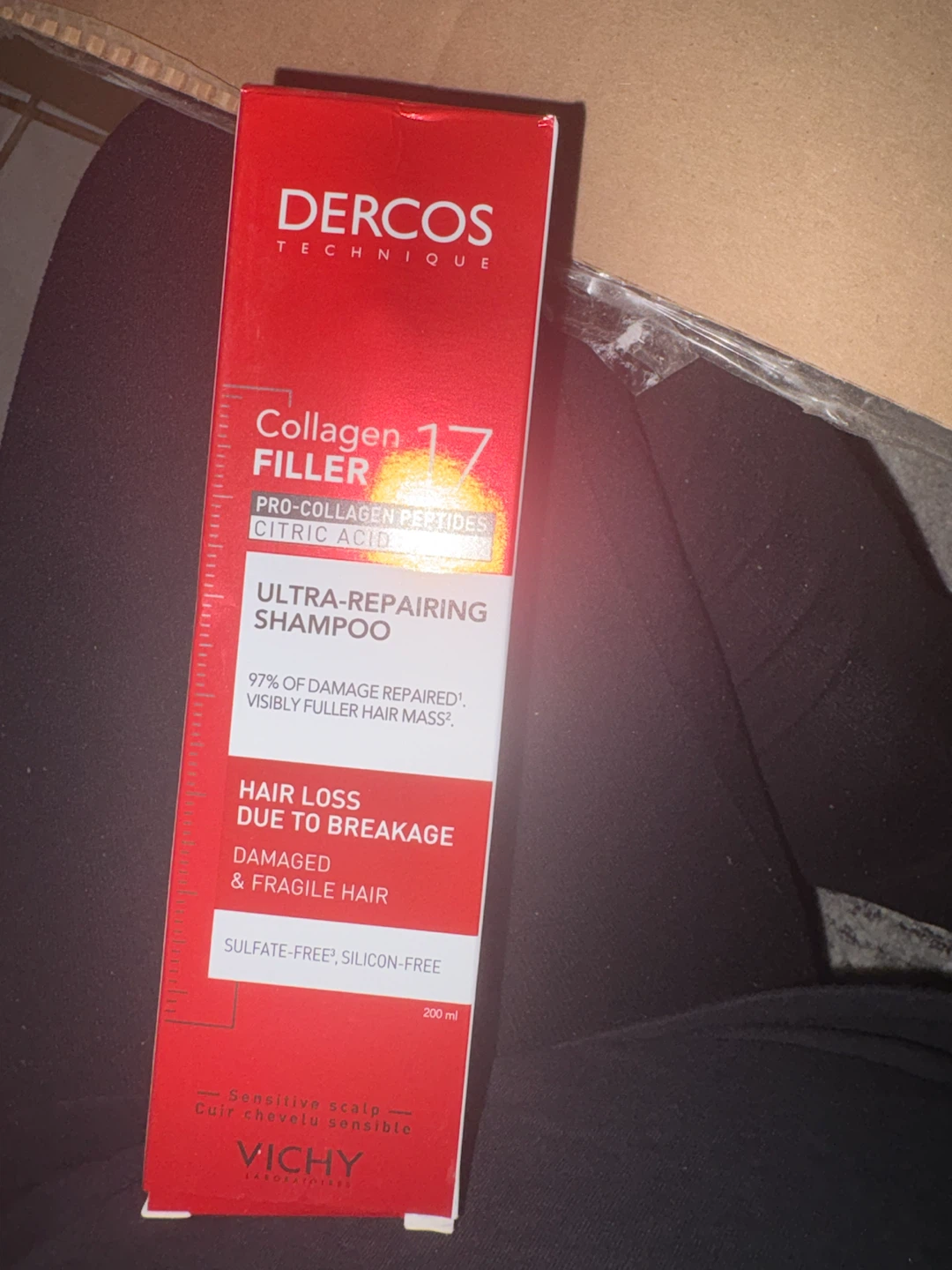 Vichy Dercos Collagen Filler Ultra-Repairing Shampoo 200ml