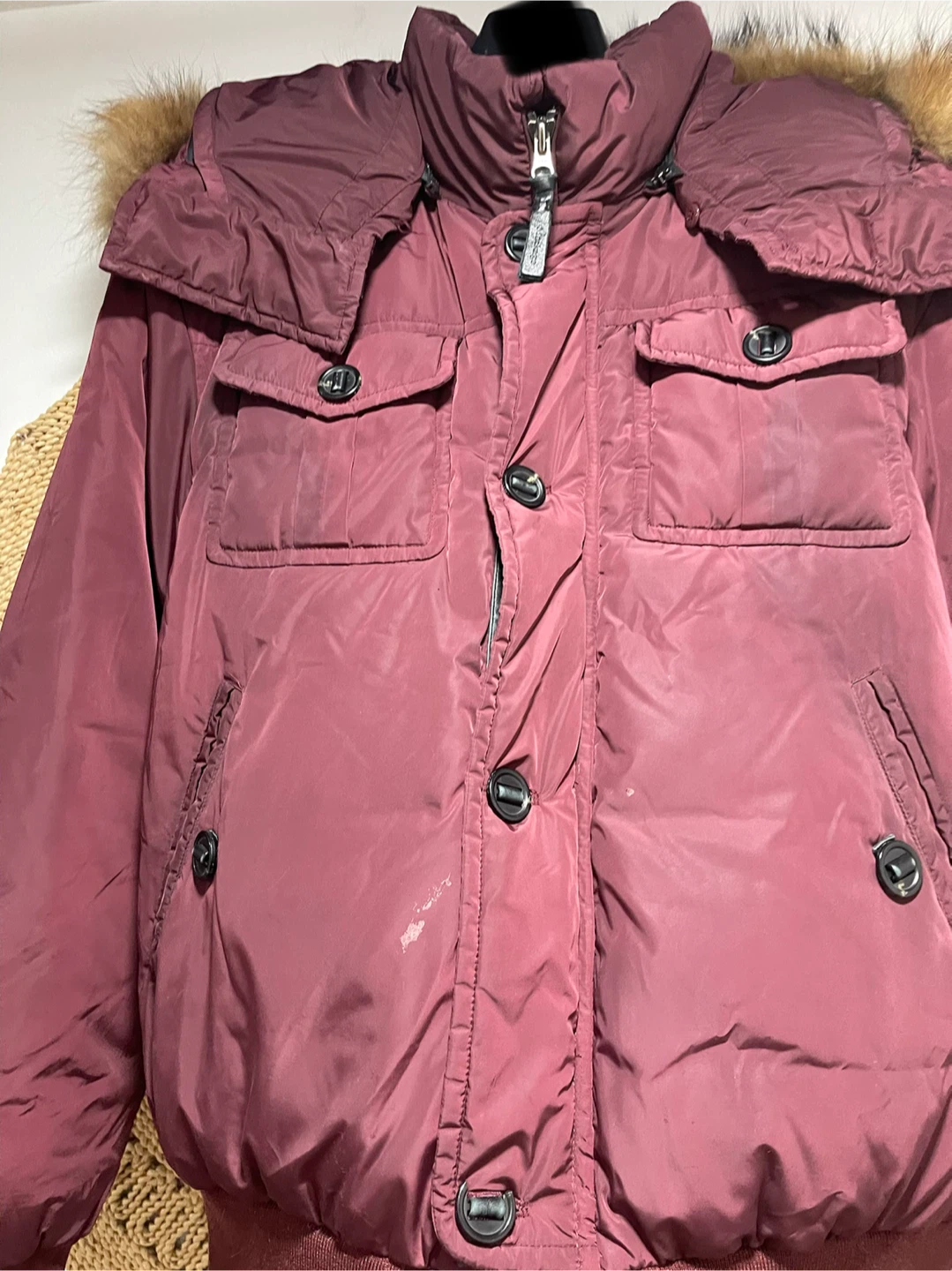 Mackage Puffer Jacket with Fur Hood
