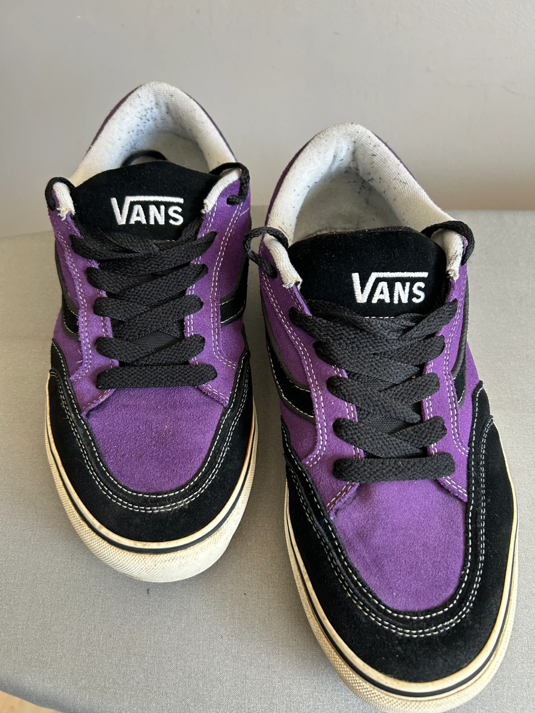 Men’s deep purple old school Vans
