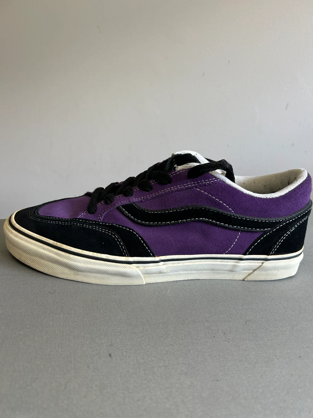 Men’s deep purple old school Vans - photo 2