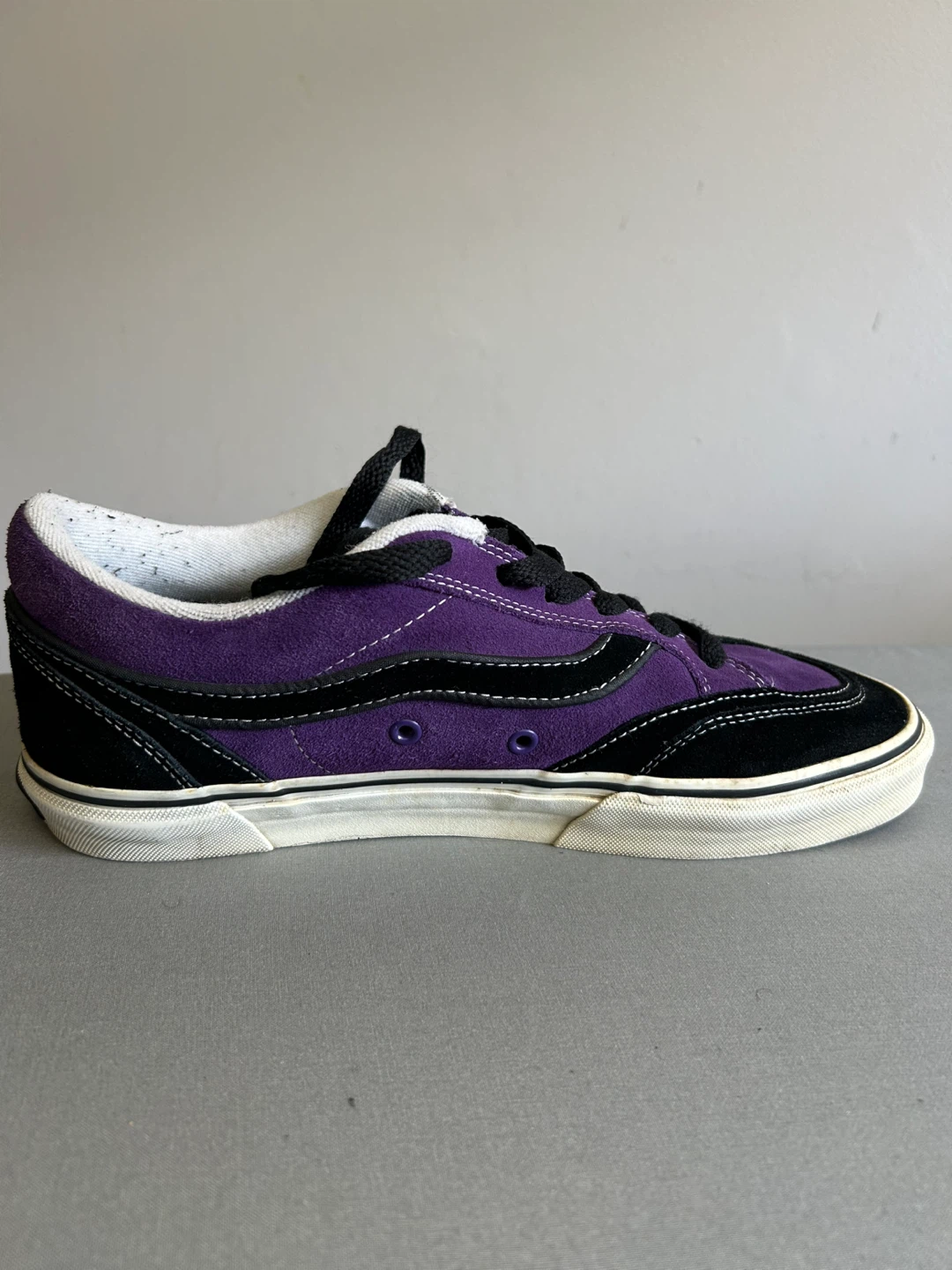 Men’s deep purple old school Vans - photo 3