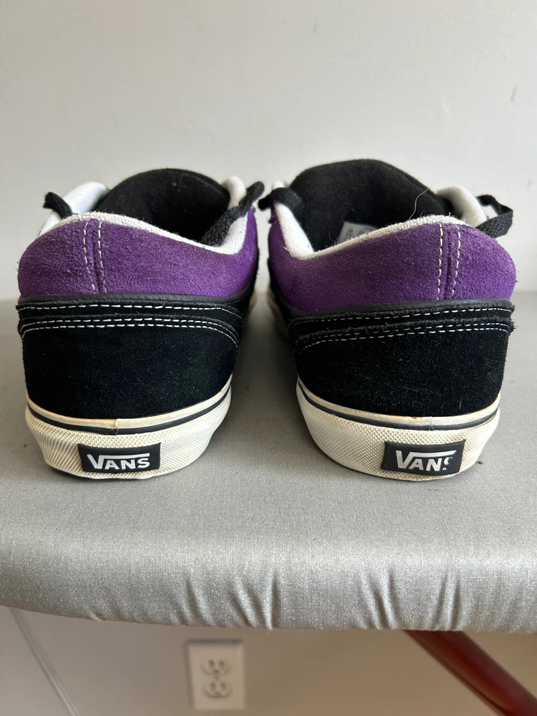 Men’s deep purple old school Vans - photo 4