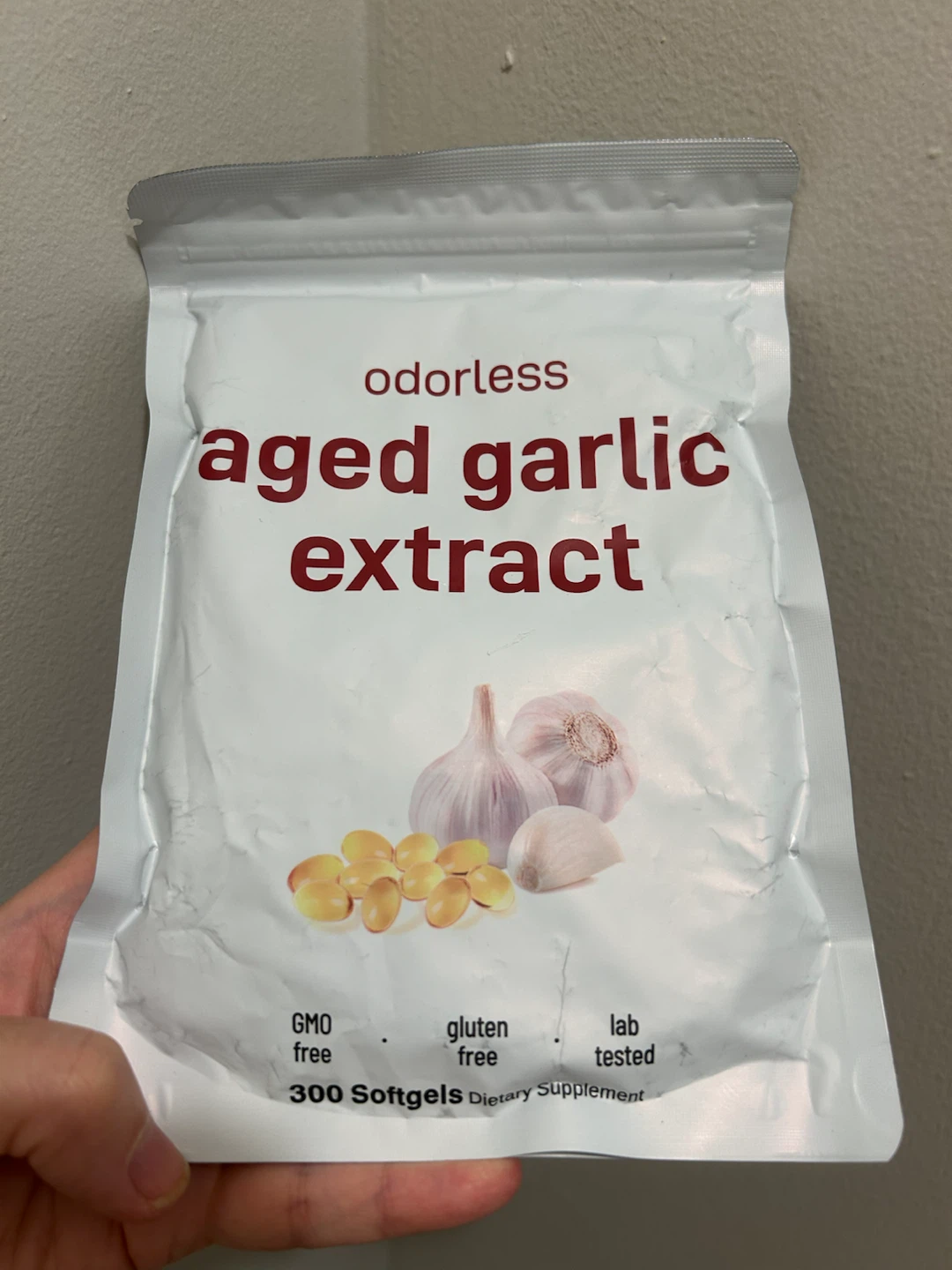 Odorless Aged Garlic Extract - 300 Softgels