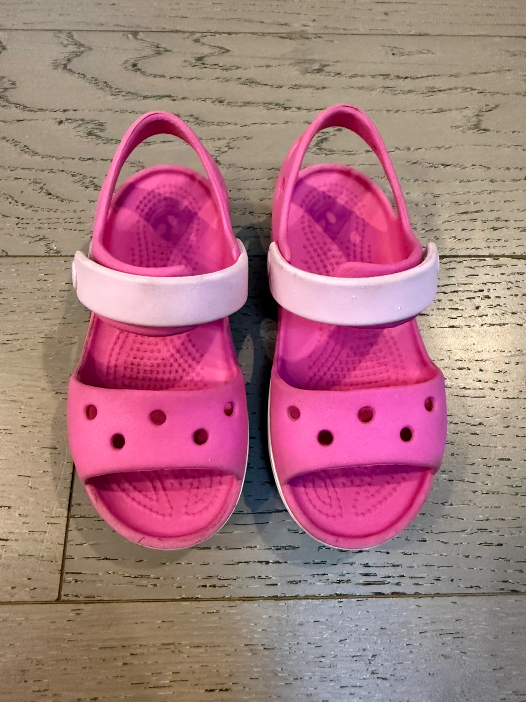 Kid’s Pink Crocs Sandals Size C10